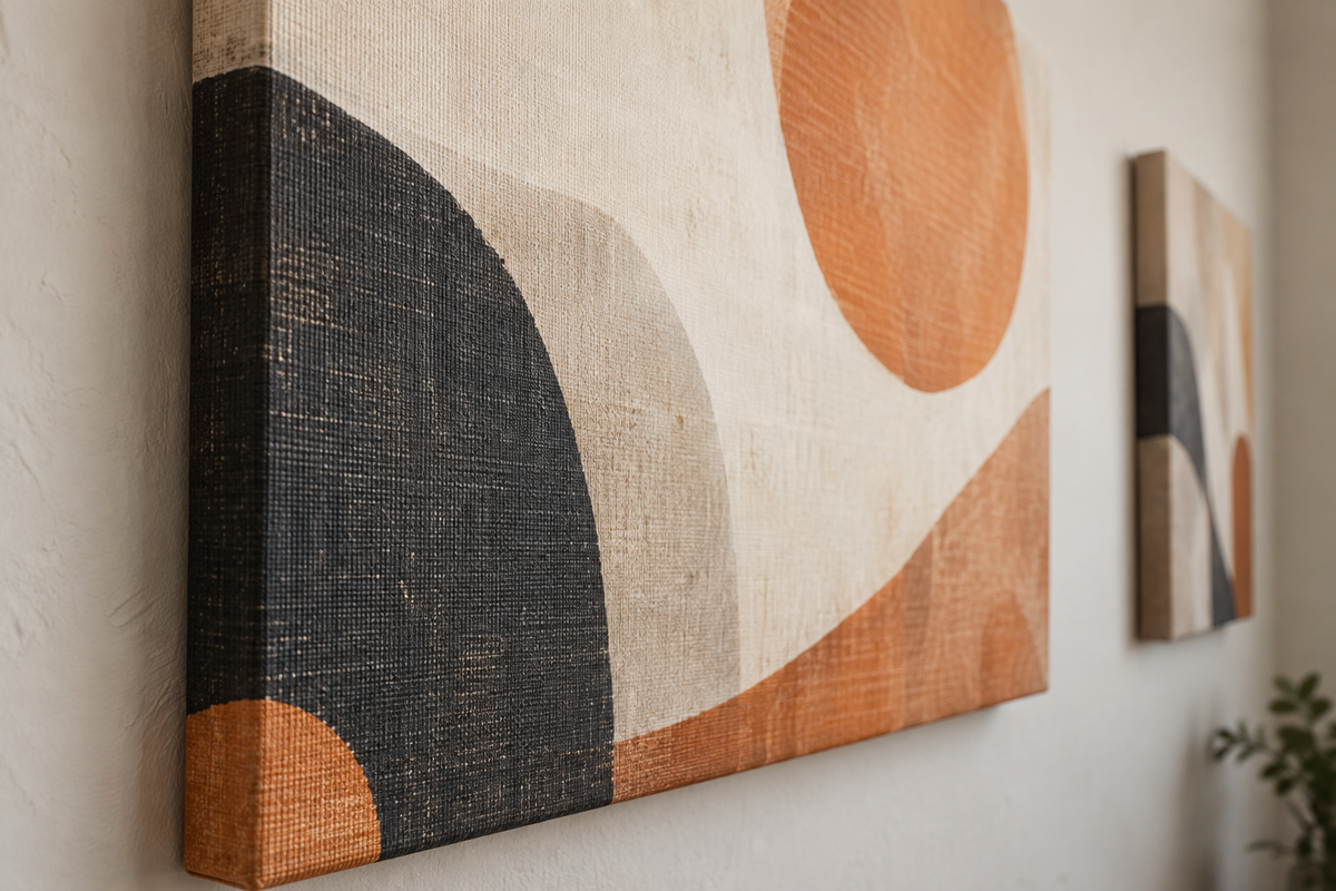 AI-generated concept: canvas graphics illustrating image placement and presentation.